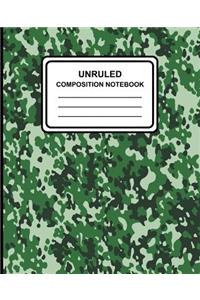 Unruled Composition Notebook