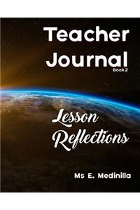 Teacher Journal Book 2 Lesson Reflections