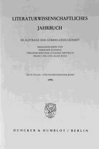 Literaturwissenschaftliches Jahrbuch