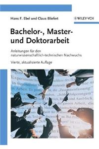 Bachelor-, Master- und Doktorarbeit