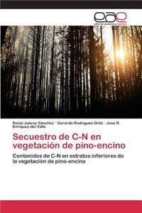 Secuestro de C-N en vegetación de pino-encino