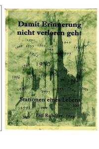 Damit Erinnerung nicht verloren geht