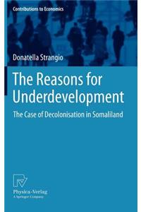 Reasons for Underdevelopment
