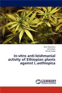 In-Vitro Anti-Leishmanial Activity of Ethiopian Plants Against L.Aethiopica