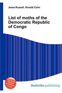 List of Moths of the Democratic Republic of Congo