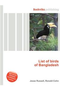 List of Birds of Bangladesh
