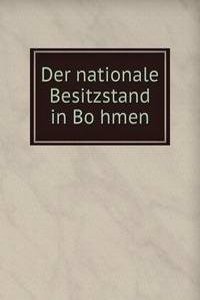 Der nationale Besitzstand in Bohmen