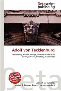 Adolf Von Tecklenburg