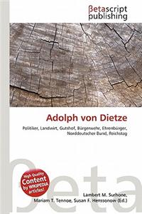 Adolph Von Dietze