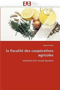 La Fiscalité Des Coopératives Agricoles