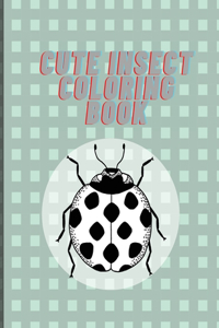 Cute Insect Coloring Book