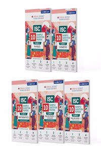 Oswaal ISC 10 Sample Question Papers Class 11 Physics, Chemistry, Mathematics, English Paper-1 & 2 (Set of 5 Books) For 2024 Exams (Based On The Latest CISCE/ISC Specimen Paper)