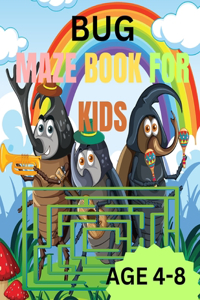 Bug Maze Book For Kids