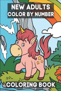 New Adults Color By Number Coloring Book