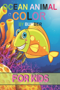 ocean animal color by number for kids