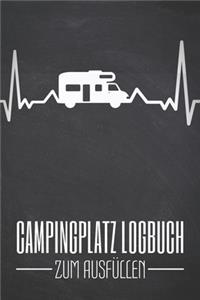 Campingplatz Logbuch zum Ausfüllen