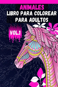 Animales Libro para Colorear para Adultos Vol.1