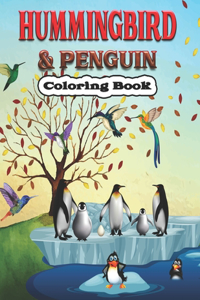 Hummingbird & Penguin Coloring Book