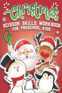 Christmas Scissor Skills Workbook for Preschool Kids