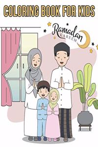 Coloring Book For Kids Ramadan Kareem