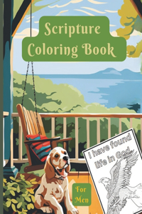 Scripture Coloring Book for Men; Christian Coloring Book for Adults with Bible Verses