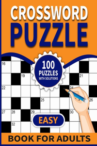 Crossword Puzzle Book For Adults With Solutions