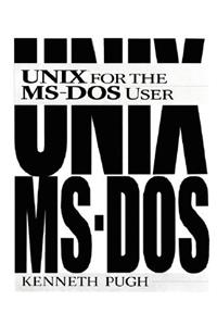 Unix for the MS-DOS User