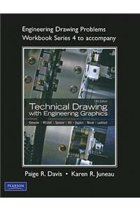 Engineering Drawing Problems Workbook Series 4 for Technical Drawing with Engineering Graphics