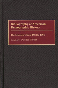 Bibliography of American Demographic History