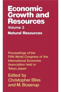 Economic Growth and Resources