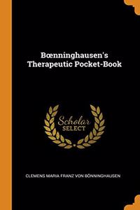 Bï¿½nninghausen's Therapeutic Pocket-Book