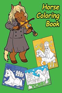 Horse Coloring Book