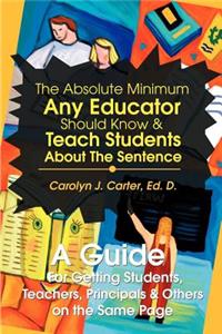Absolute Minimum Any Educator Should Know