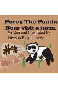 Percy The Panda Bear Visit A Farm.