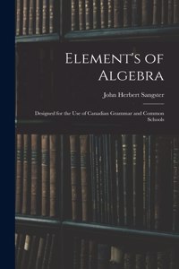 Element's of Algebra