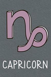 Capricorn Zodiac Sign Notebook