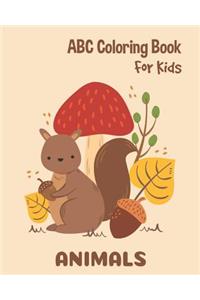 Animals ABC Coloring Book For Kids