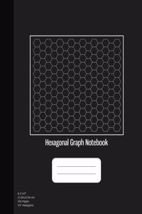 Hexagonal Graph Notebook: For Biochemistry, Biochemistry Notebook, Organic Chemistry Graph Paper, Grey Cover 100 Pages, 8.5"x11", 1/4 Inch Hexagons