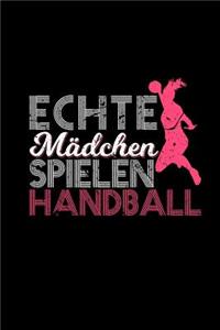 Echte Mädchen Spielen Handball