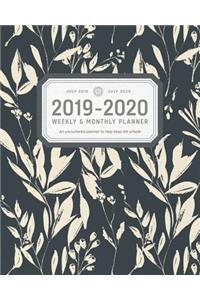 Playful Botanicals - Planner 2019 - 2020 Weekly and Monthly Diary