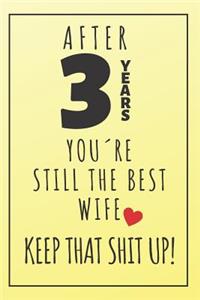 3rd Wedding Anniversary, Notebook For Wife