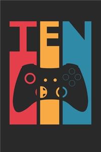 10th Birthday Gift for Gamer Diary - Gaming Notebook for 10 Year Old Boys and Girls - Vintage Gaming Journal