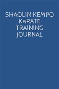 Shaolin Kempo Karate Training Journal
