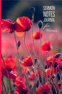 Sermon Notes Journal for Women