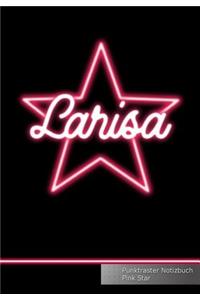 Larisa Punktraster Notizbuch Pink Star