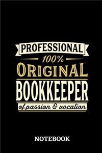 Professional Original Bookkeeper Notebook of Passion and Vocation