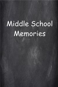 Graduation Journal Middle School Memories Lined Journal Pages