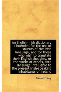 An English-Irish Dictionary