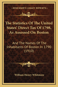 The Statistics Of The United States' Direct Tax Of 1798, As Assessed On Boston