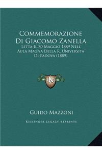 Commemorazione Di Giacomo Zanella